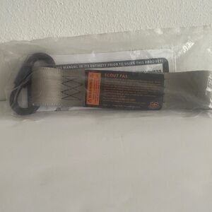 TMA Scout Gray Safety Tether Strap with Black Clip 9” tree stand deer hunting